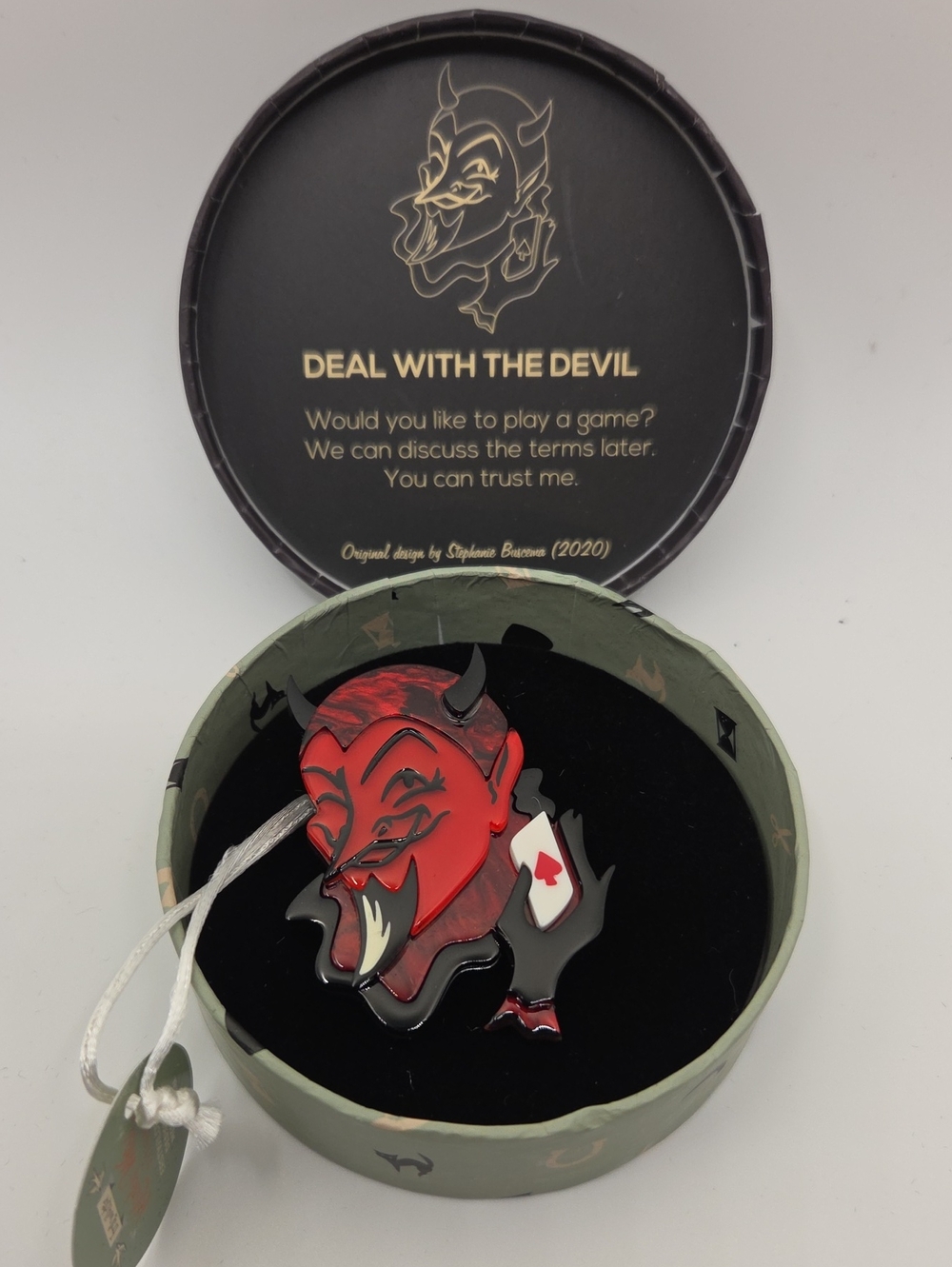 Erstwilder Deal With The Devil Brooch